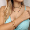 Pulseira Elo Português 5mm19cm, Banhada a Ouro18k