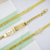 3-foto-ambientada-pulseiras-amor-daniela-borboletas-1.jpg Pulseira Malha Italiana, Amor em Zircônias, Banhado á Ouro
