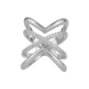 300009an-anel-em-x-rodio-branco-cravejado-zirconia.png Anel Em X, com Mini Zircônias no Ródio Branco