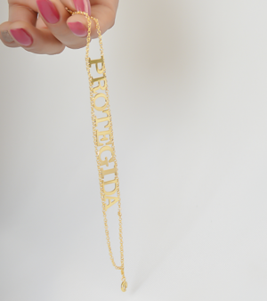 Pulseira Personalizada com Nome Dup...