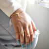 41-b.jpg Pulseira Mini Terço, Dourado Banhado a Ouro