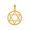 5000066-PI.png Pingente Estrela de Davi, Estrela de 6 Pontas, Banhado a Ouro
