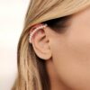 7000012-PC.jpg Piercing Fake de Pressão, Com Pérolas, Banhado a Ouro