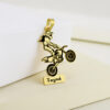 Pingente Motoqueiro/a Motocross, Personalizado com Nome