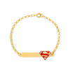 Pulseira Infantil, Super Man com Resina Personalizado
