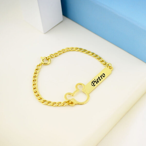 Pulseira Infantil, Mickey Vazado Pe...