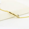 8000336-PER.jpg Pulseira Infantil, Anjinho/a Personalizado, Banhado a Ouro