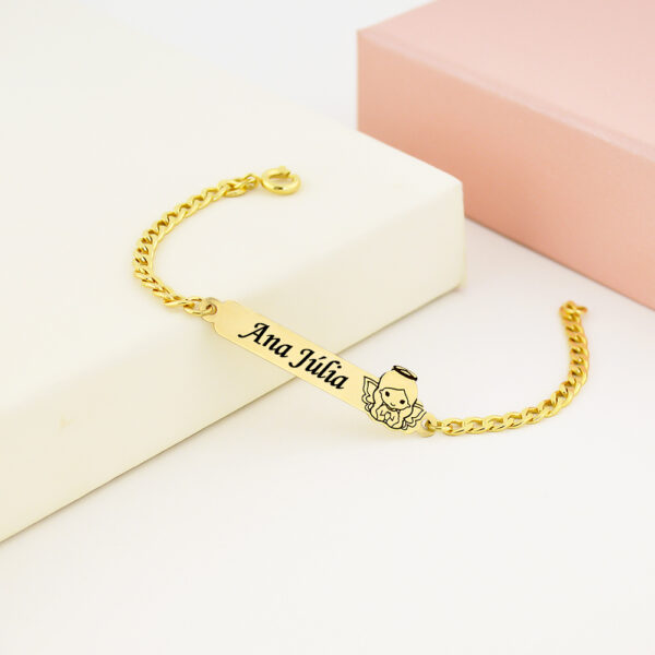 Pulseira Infantil, Anjinho/a Person...