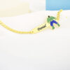 Pulseira Infantil, Hulk Verde Personalizado, Banhado a Ouro