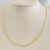 Codigo-40.jpg Corrente Masculina Cartier, 60cm Fina Banhado a Ouro 18K