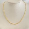 Corrente Cartier Masculina, 50cm/2,8mm Banhado a Ouro 18K