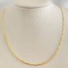 Codigo-70.jpg Corrente Masculina Cartier, 70cm Fina Banhado a Ouro 18K