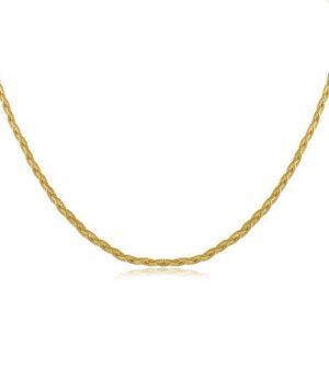 Corrente Trançada Importada, 45cm/...