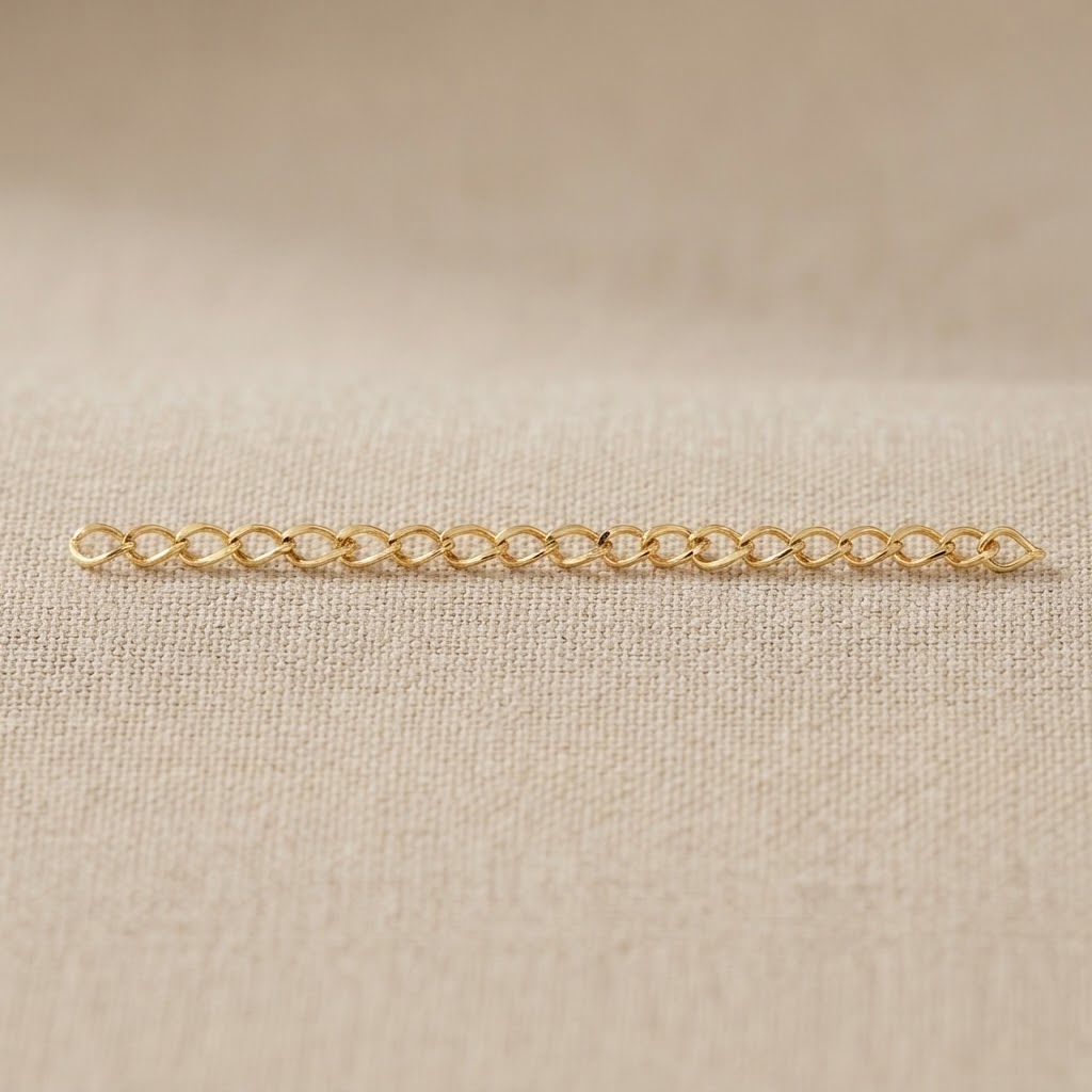 Extensor de 5cm, Alongador, Banhada Ouro Extensor de 5cm, Alongador, Banhada Ouro
