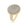 IMG-7660.jpg Anel Mandala de Zircônias, Banhado a Ouro 18k e Ródio Branco