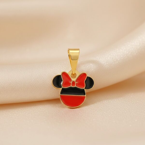 Pingente Infantil Minnie,com Resina...