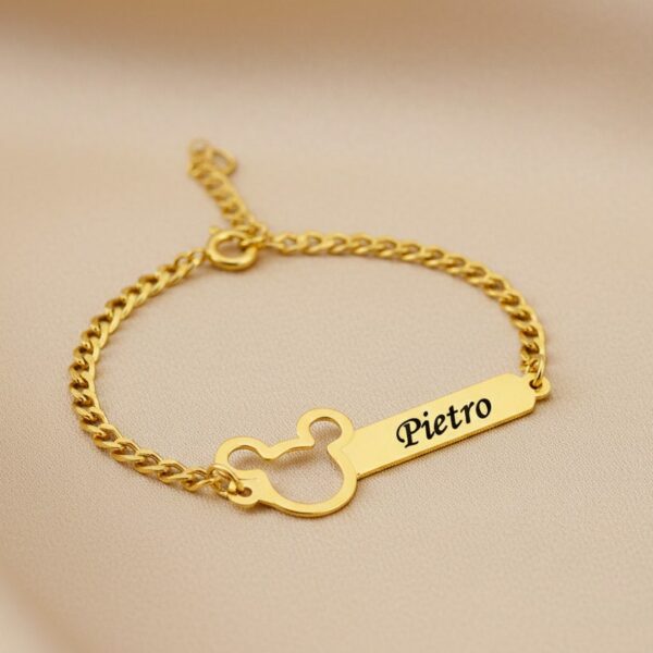 Pulseira Infantil, Mickey Vazado Pe...