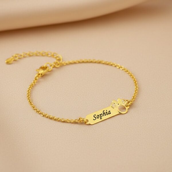 Pulseira Infantil Minnie Vazada Peq...