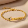 Infantil -0013 Pulseira Infantil, Unicórnio com Resina Personalizado