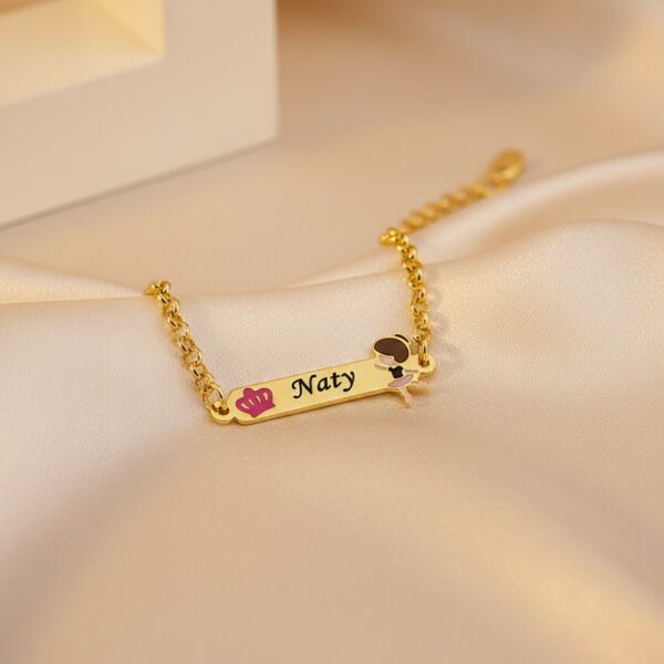 Pulseira Infantil, Bailarina com Re...