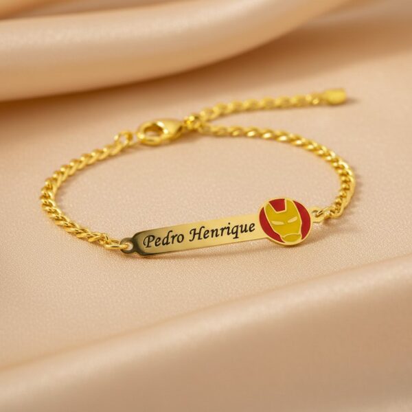 Pulseira Infantil, Homen de Ferro c...