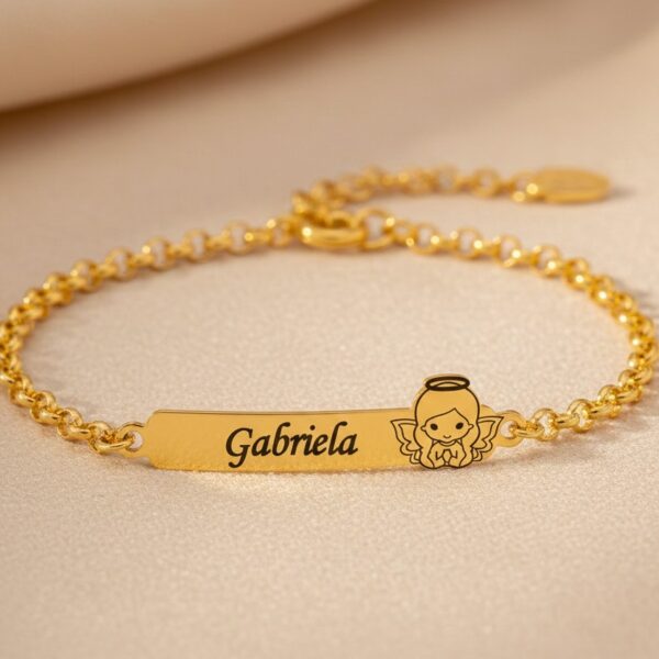 Pulseira Infantil, Anjinho/a Person...