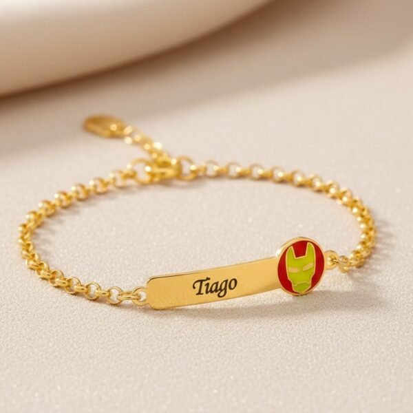 Pulseira Infantil, Homen de Ferro c...