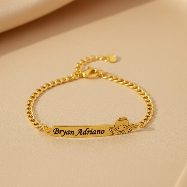 Pulseira Infantil, Anjinho/a Person...