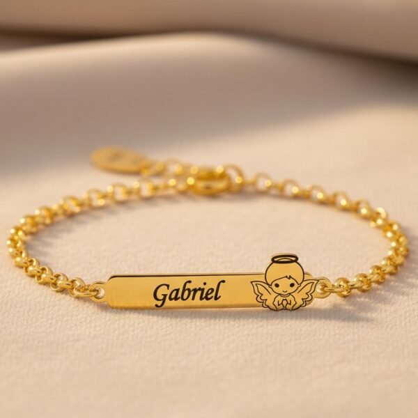 Pulseira Infantil, Anjinho/a Person...