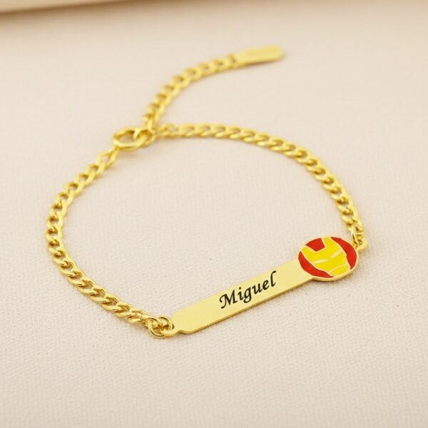 Pulseira Infantil, Homen de Ferro c...