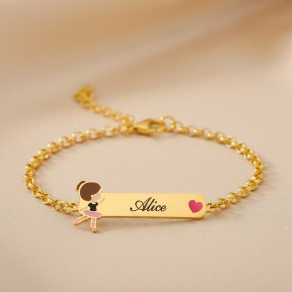 Pulseira Infantil, Bailarina com Re...