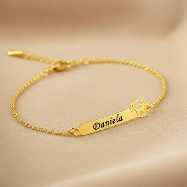 Pulseira Infantil, Menina com Nome ...