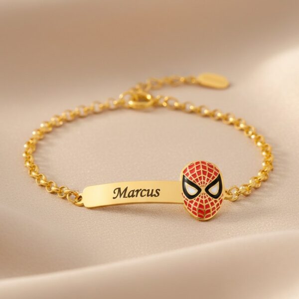 Pulseira Infantil, Homem Aranha Per...