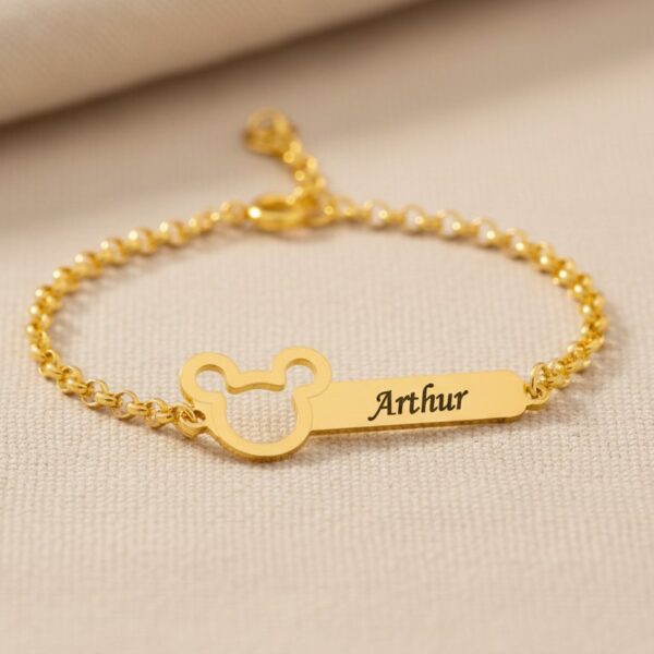 Pulseira Infantil, Mickey Vazado Pe...