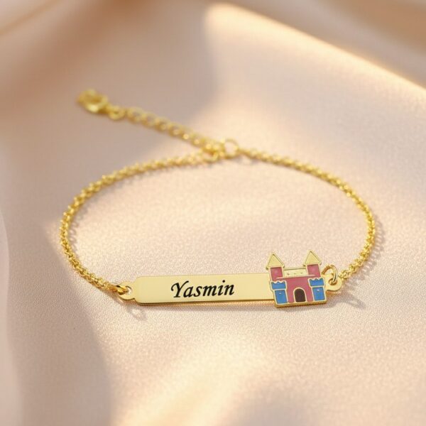 Pulseira Infantil, Castelo com Resi...