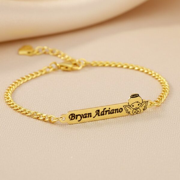 Pulseira Infantil, Anjinho/a Person...