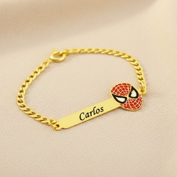 Pulseira Infantil, Homem Aranha Per...