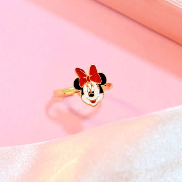 Anel Infantil Minnie, Resinado , Ba...