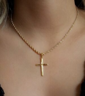 Pingente Cruz, Diamantado Pequeno, ...