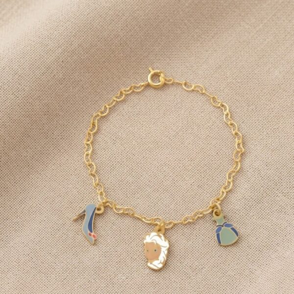 Pulseira Infantil Frozen com Pingen...