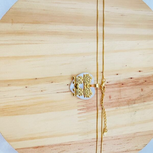 Pingente de Coração Madrepérola,...