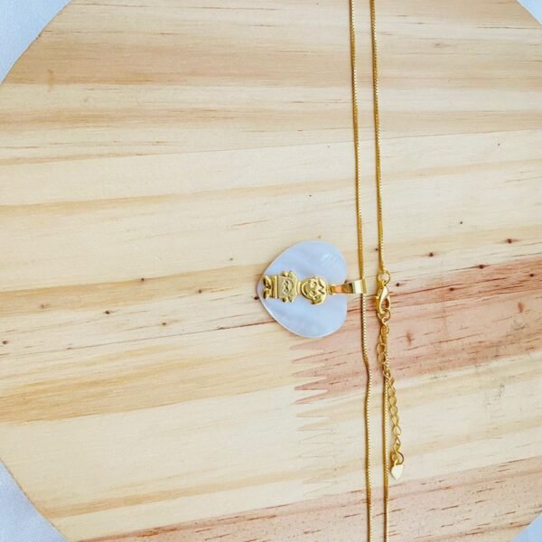 Pingente de Coração Madrepérola,...