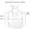 Corrente Modelo Veneziana 0,8mm e 60cm, Banhado a Ouro 18k
