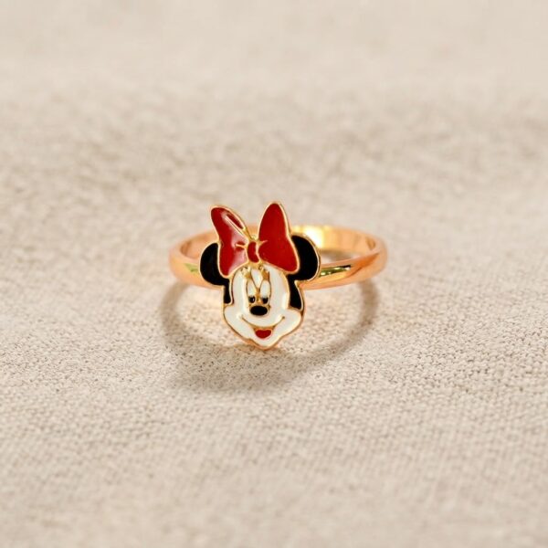 Anel Infantil Minnie, Resinado , Ba...