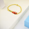 Pulseira Infantil, Carros com Nome Personalizado, Banhado
