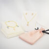 Kit Frozen Brinco, Colar e Pulseira Completo Banho a Ouro