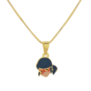 heroina-corrente.png Colar Infantil Lady Bug com Resina, Banhado a Ouro 18K