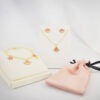 Kit LOL Brinco, Colar e Pulseira Completo Banhado a Ouro 18K
