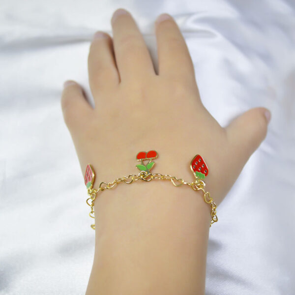 Pulseira Infantil Fruta com Pingent...