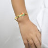 Pulseira Infantil, Sereia com Resina Personalizado, Banhado